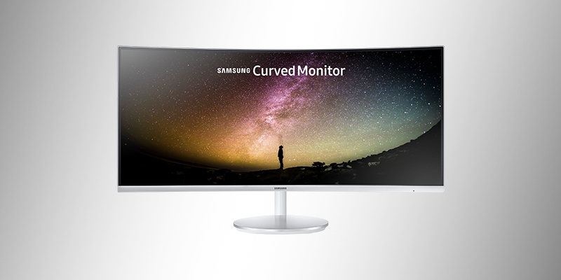 Samsung LC34F791WQLXZD Monitor LED 34' Ultrawide Curvo, Branco
