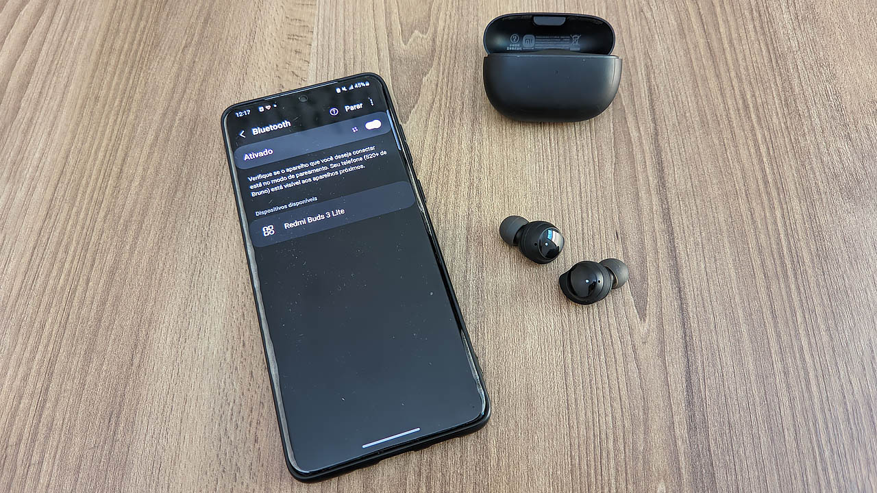 A conexão Bluetooth é rápida e estável no fone da Xiaomi