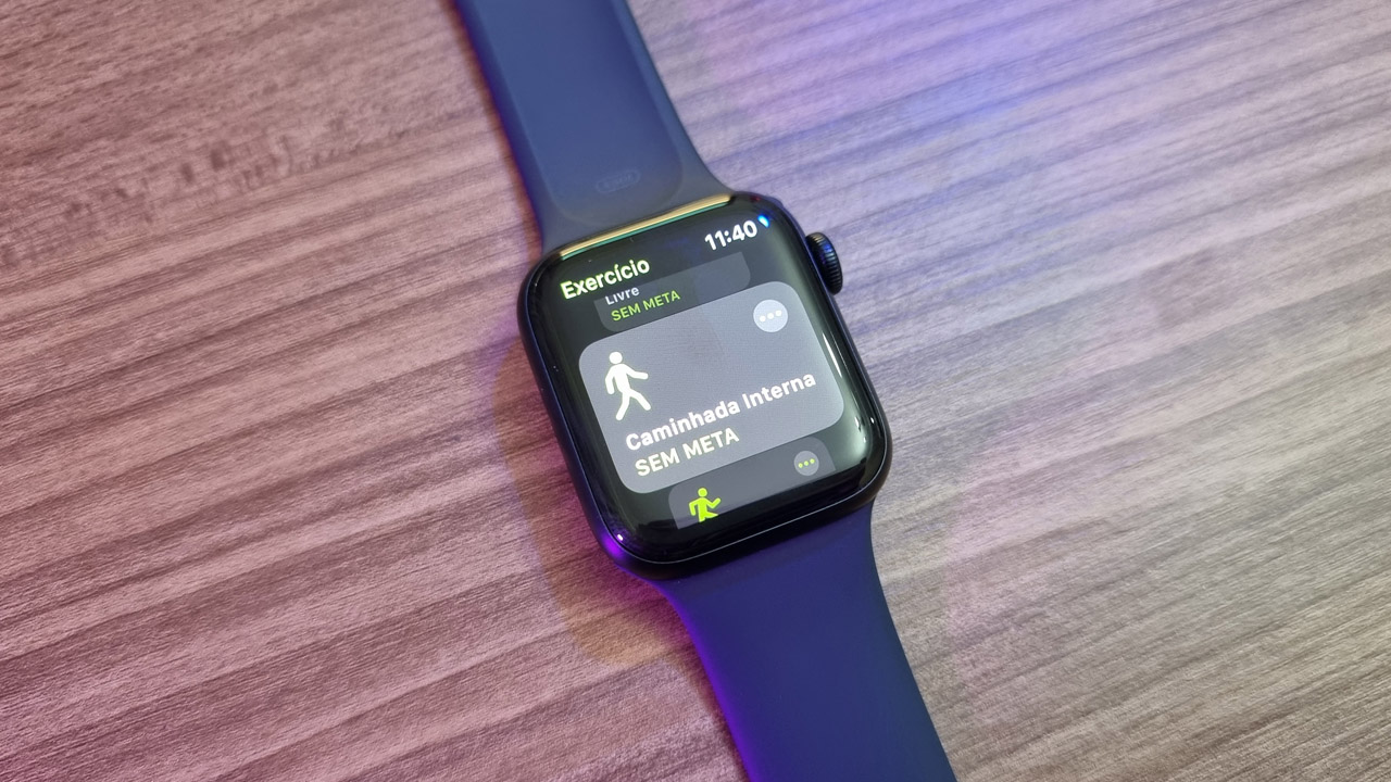 São dezenas de atividades físicas disponíveis no relógio da Apple