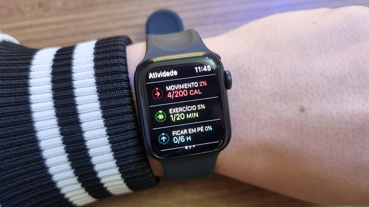 Monitoramentos detalhados do Apple Watch SE 2022