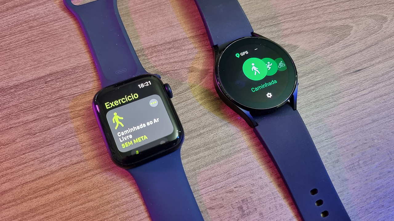 Os dois smartwatches contam com vários modos de atividades físicas