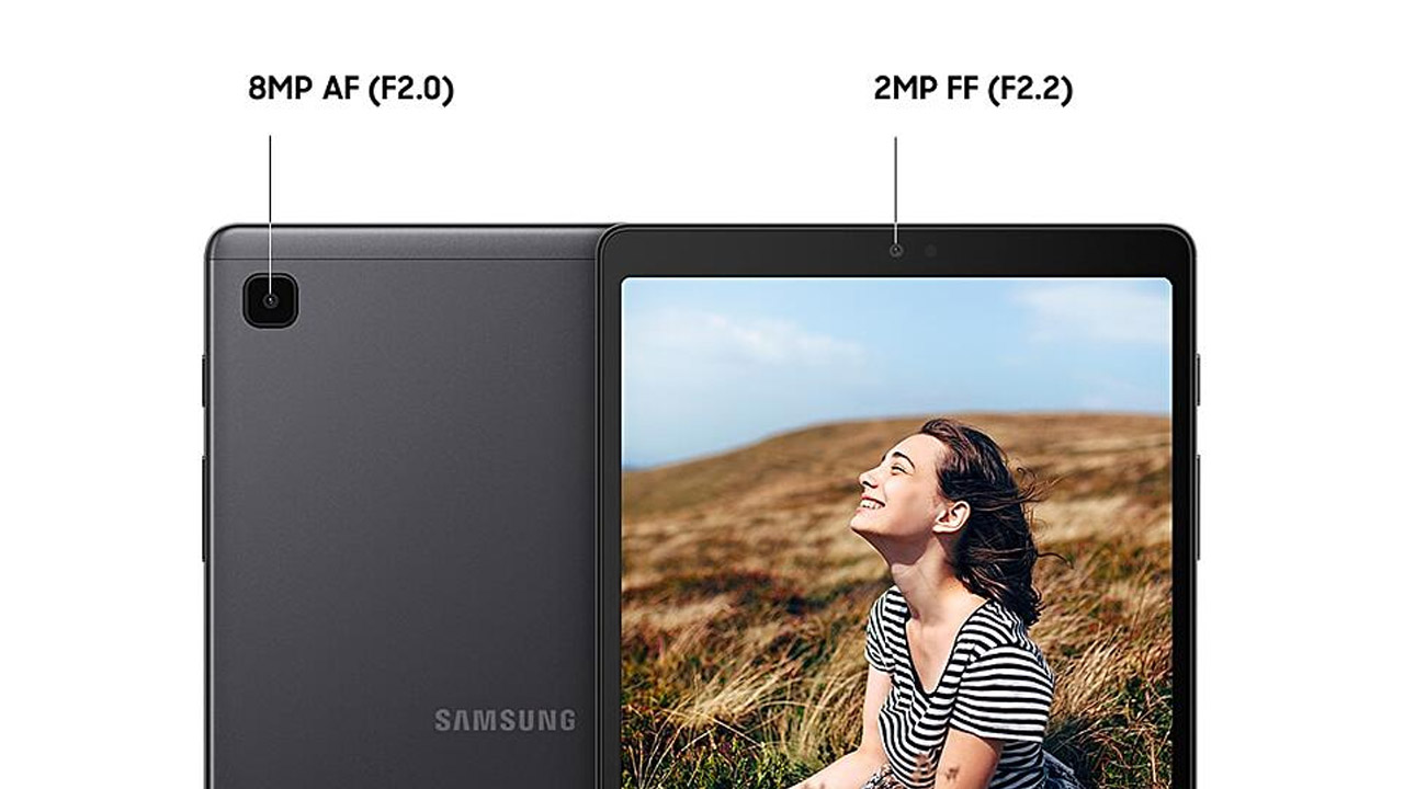 O Samsung Galaxy Tab A7 Lite também oferece a capacidade de gravar vídeos em resolução FHD (1920 x 1080 pixels) a 30fps