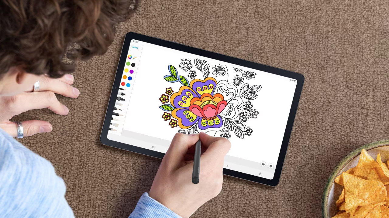 O Galaxy Tab S6 Lite é um bom tablet para desenhar