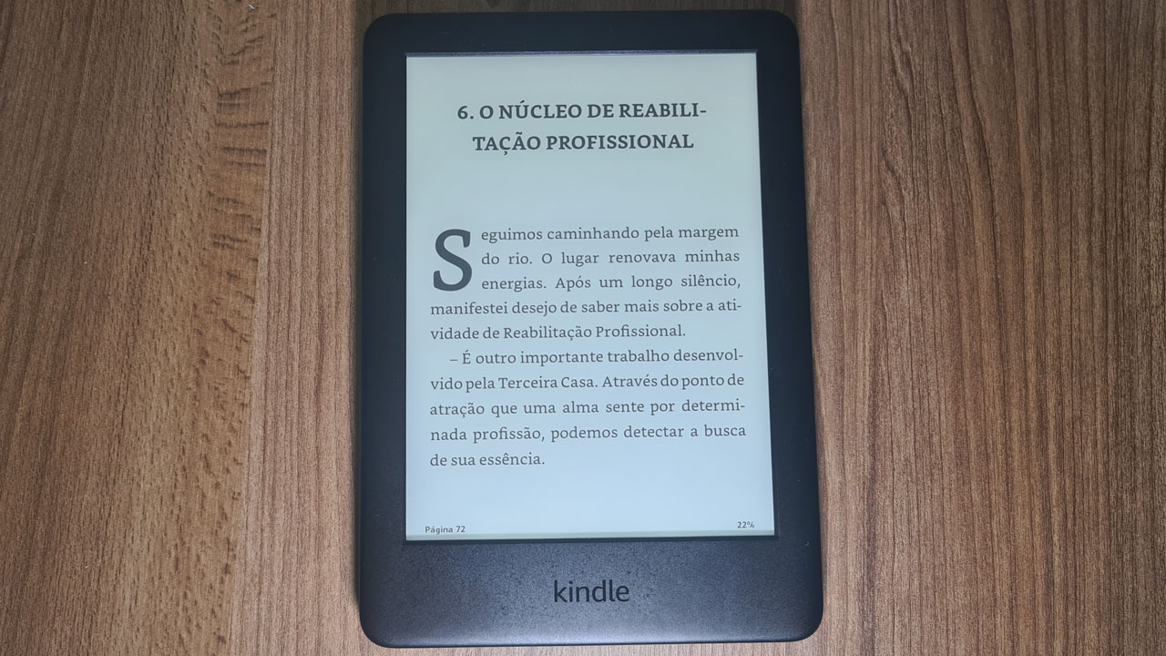 O Kindle 10ª Geração tem design fino e discreto