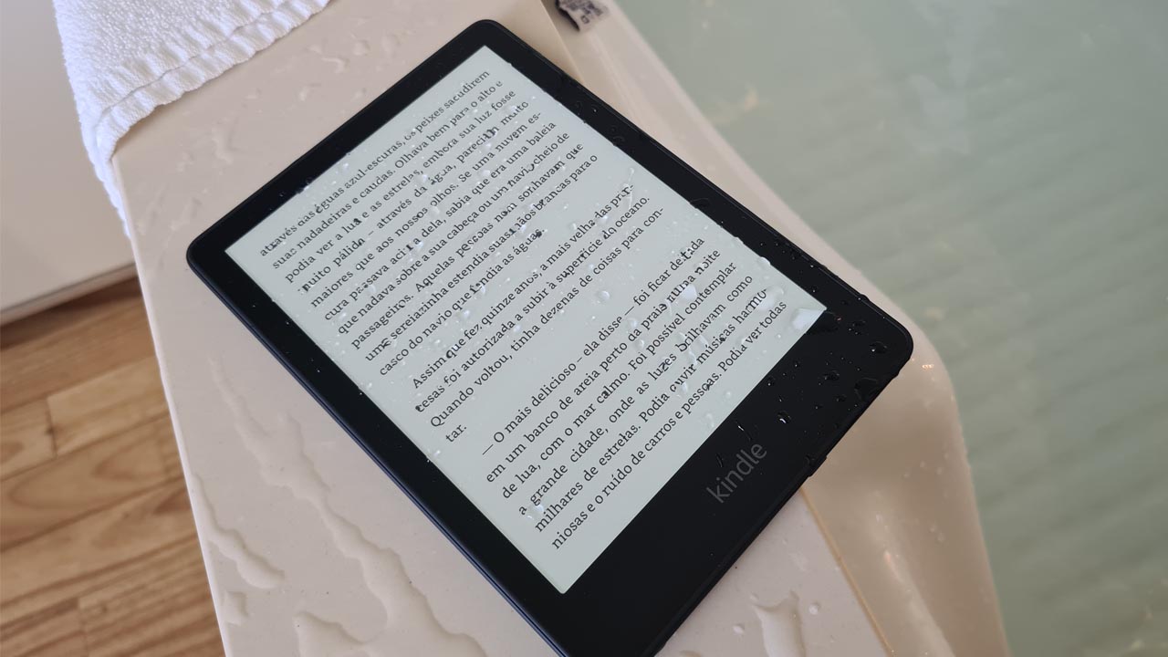 O novo Kindle Paperwhite de 11ª geração é à prova d’água