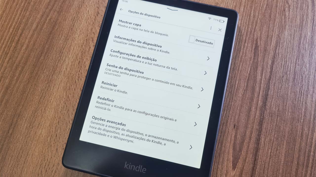 O sistema do Kindle Paperwhite Signature Edition é rápido na troca de páginas