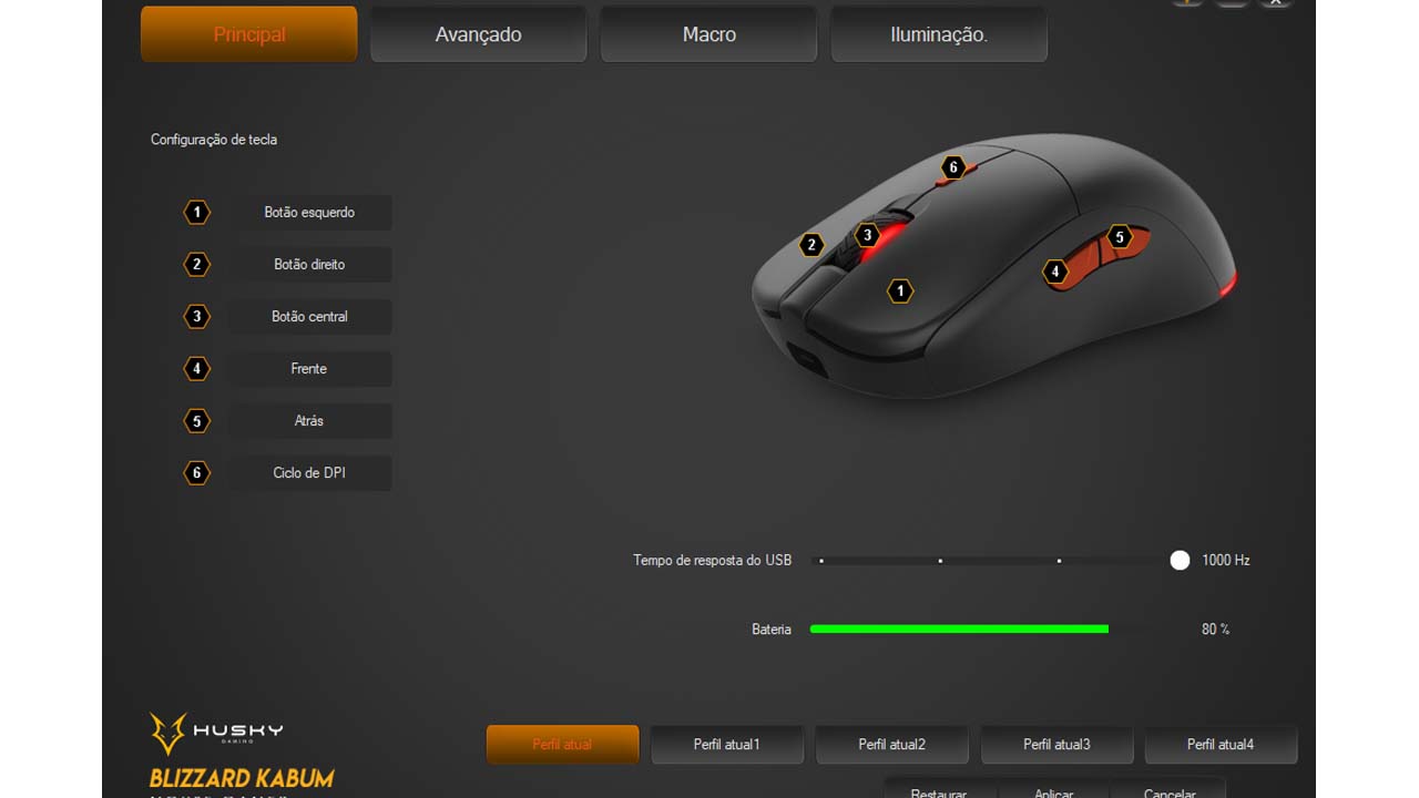 Atribuindo novas funções aos botões do mouse